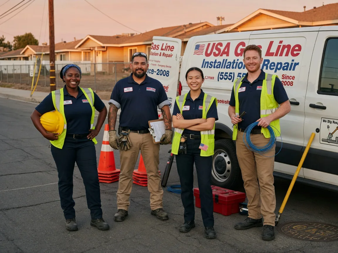 Gas Line Installation company in Walkertown, NC